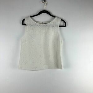 Vince Camuto sleeves texture pullover crop top SM